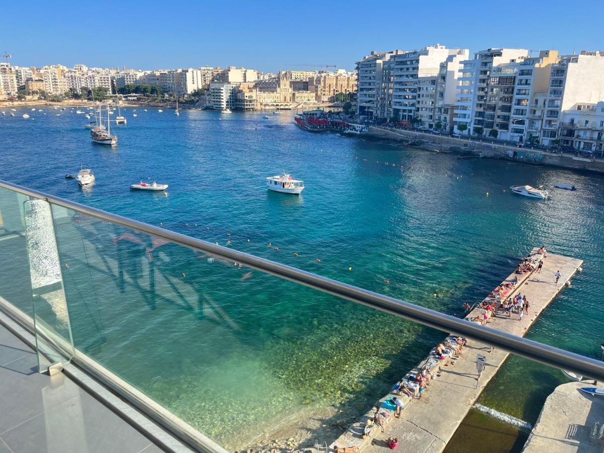 Seafront Two Bedroom Apartment St. Julian's Zewnętrze zdjęcie